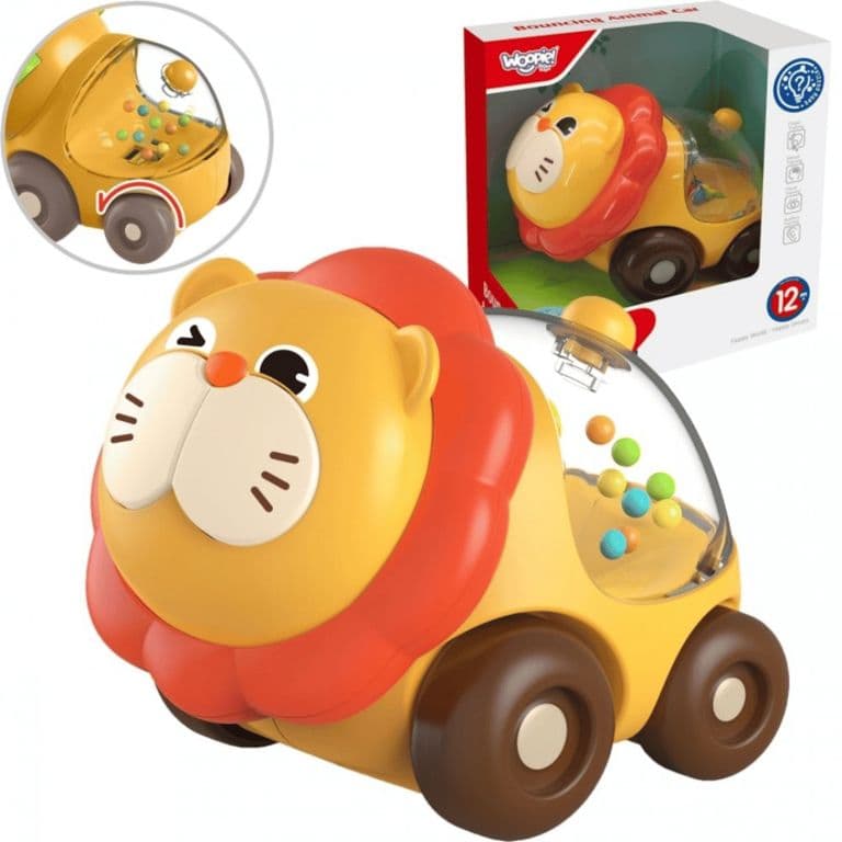 Autos Sonajero Juguete infantil Nino Diseno Leon Amistoso