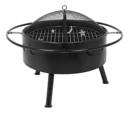 Brasero Metal Lena O Carbon Tapa 82x67 CM - Negro