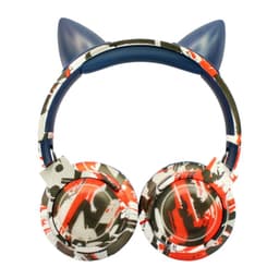 Audifonos Bluetooth Gatito Azul RGB Vida a tu Musica - SC