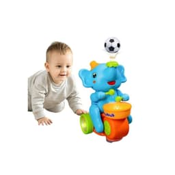 Juguete Elefante Con Tambor Luz Sonido y Equilibrio Pelota