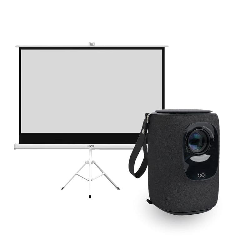 Proyector Portatil Nova 9000lm + Telon 80"