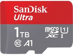 Memoria Micro SD Ultra 1 TB 150MB/s C10, A1, Full HD