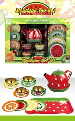 Set Tetera fruta metalico infantil