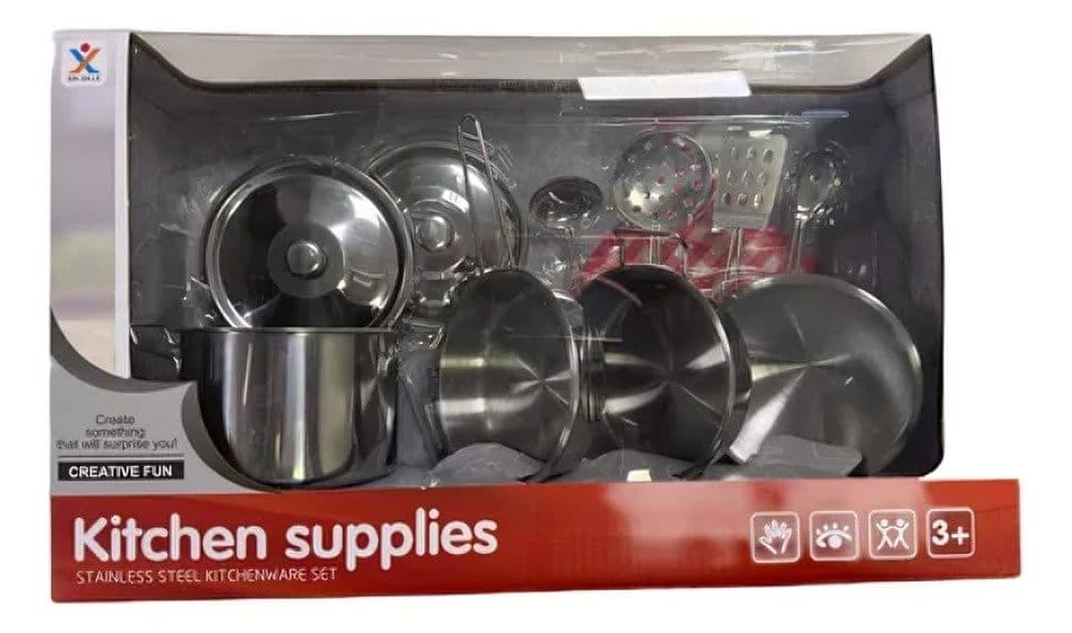 Set de Utensilios de Cocina en Metal