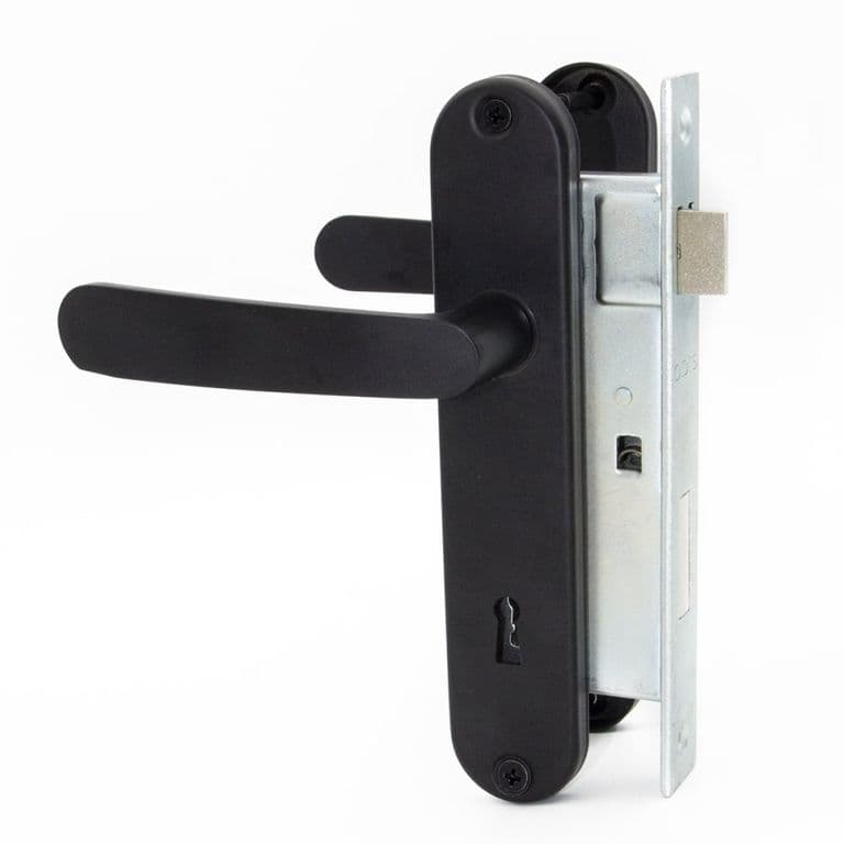 Cerradura Embutir Simona 7040 Set Dormitorio Negra