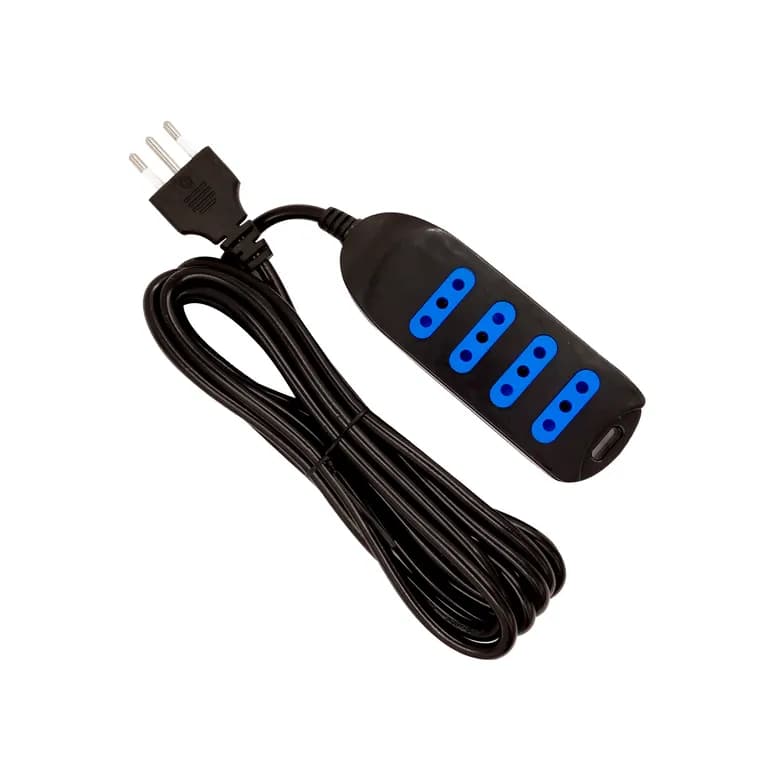 Alargador Electrico 3mts Certificado Negro - SC