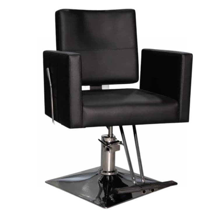 Sillon de Barberia Traditional Reclinable Negro