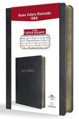 Biblia Reina Valera 1960 letra super gigante negro