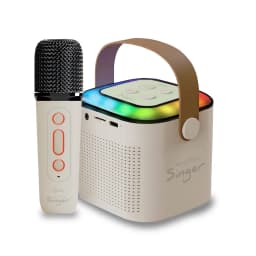 Parlante Karaoke Infantil 1 Microfono Blanco/ - 9391 Nexstore