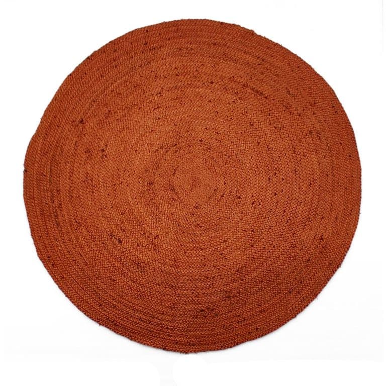 Alfombra Yute Red. Maui 150X150 Naranjo