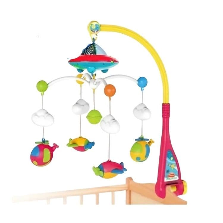 Movil Musical Con Control Y Luz De Proyeccion Para Bebe