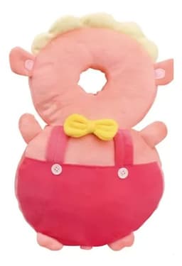 Almohada Bebe Antigolpe Rosada