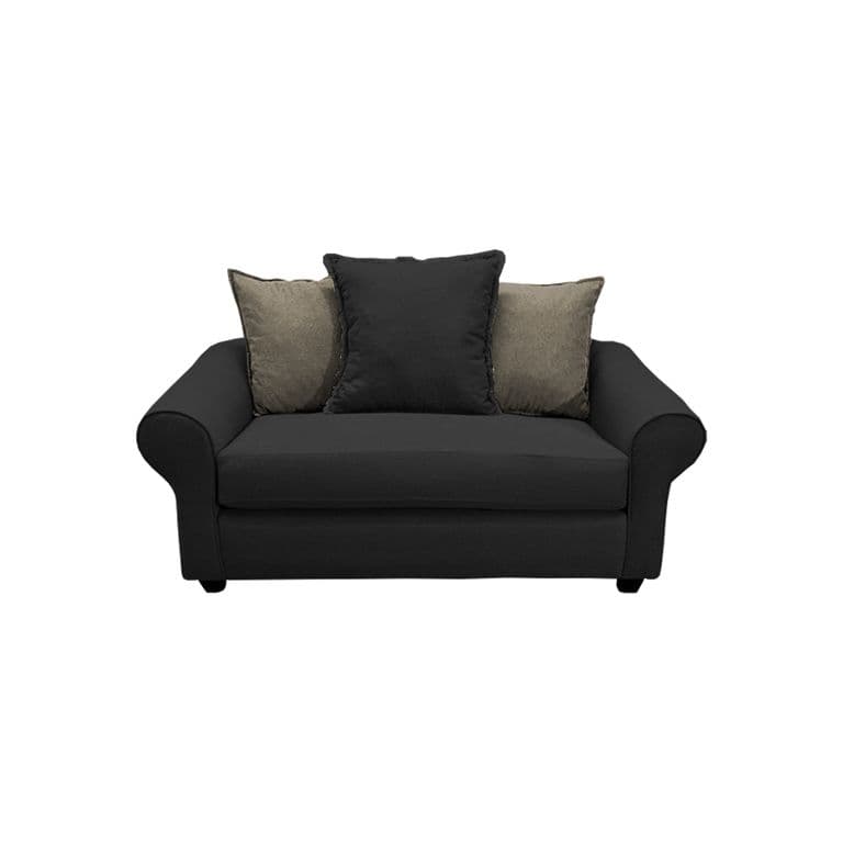 SOFA PRAT CHENILLE GRAFITO 2 CUERPOS