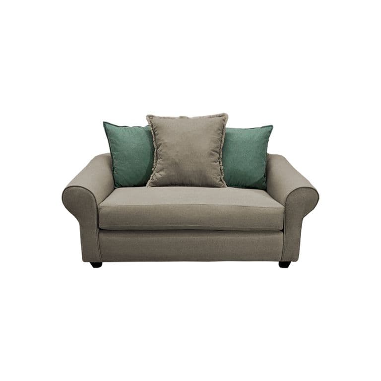 SOFA PRAT CHENILLE BEIGE 2 CUERPOS