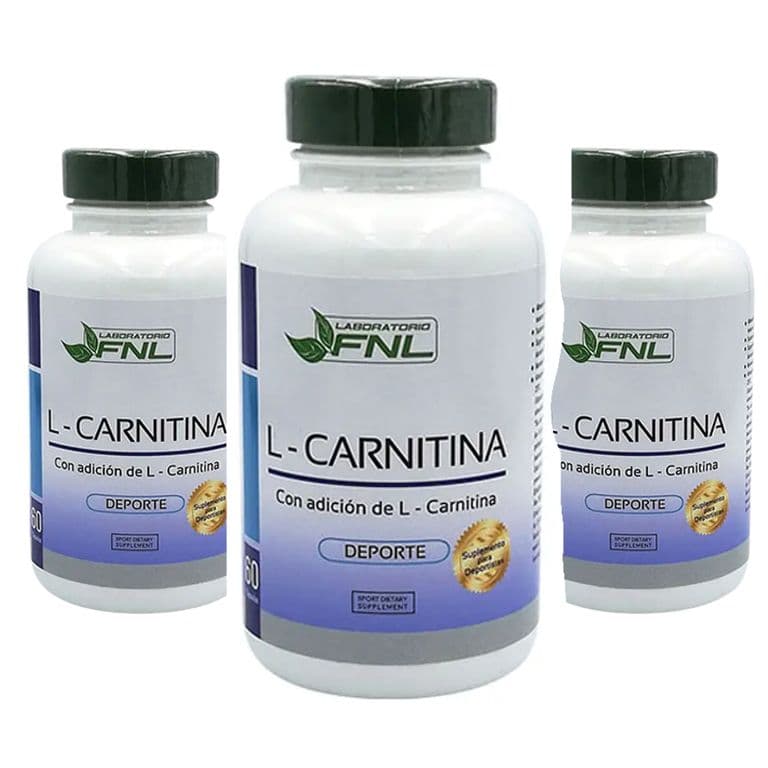L-Carnitina 150mg 180 Capsulas Pack 3 Frascos