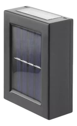 Foco Aplique Muro Exterior Solar LED 5 Watt - Negro