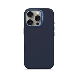 Funda silicona antimicrobial Magsafe iPhone 16 Pro Azul