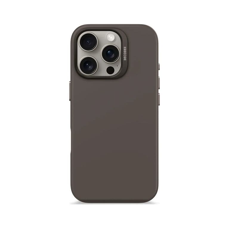 Funda silicona antimicrobial Magsafe iPhone 16 Pro Negro