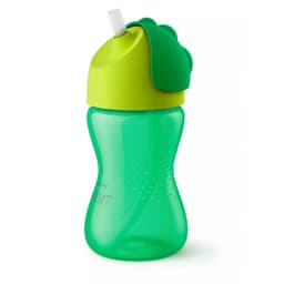 Vaso con Bombilla 300ml Verde 12m+ SCF79801