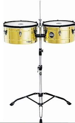 TIMBALES 14 & 15 MARATHON SERIES BRASS MT1415B PERCUSSION