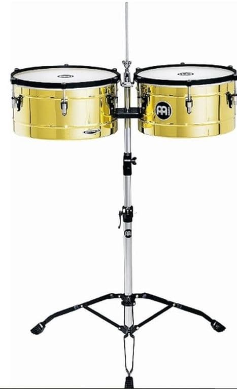 TIMBALES 14 & 15 MARATHON SERIES BRASS MT1415B PERCUSSION