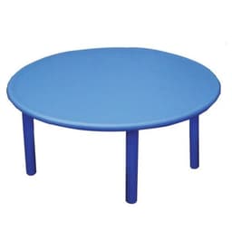 Mesa Infantil Redonda Azul