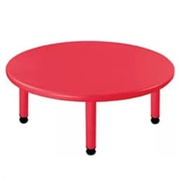 Mesa Infantil Redonda Roja