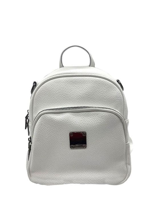 Mochila Cuero Blanco CRU75 Blanco TALLA UNICA