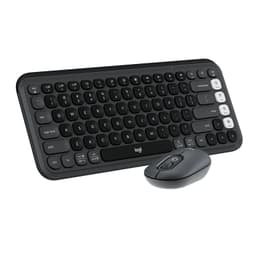 Kit Teclado Y Mouse Pop Icon Espanol Grafito