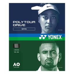 Set Cuerda Tenis POLY TOUR DRIVE 125 16L Plata