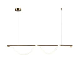 LAMPARA COLGANTE LED ABRUZZO DORADO