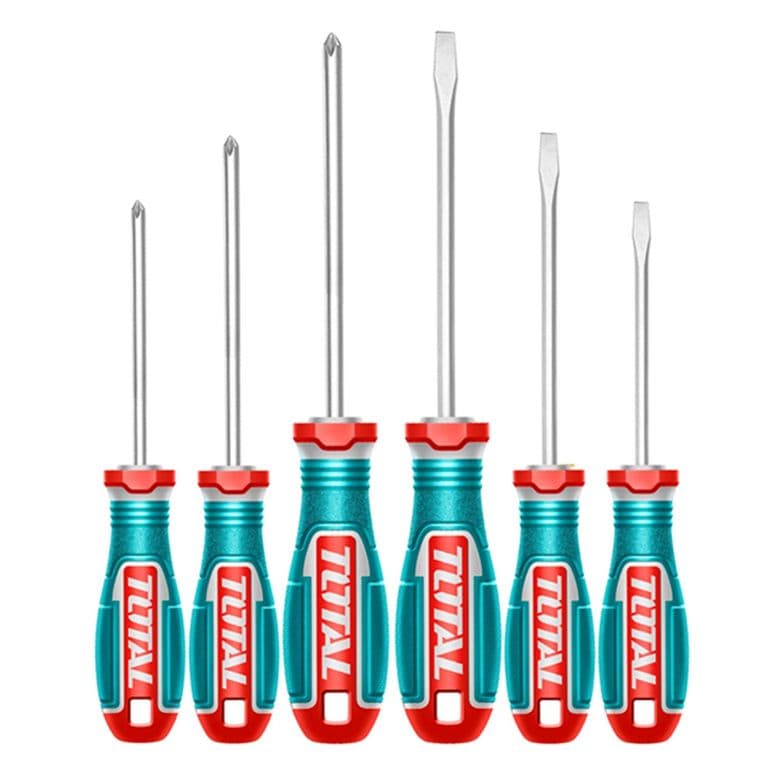 Kit Juego Destornilladores 6 Piezas Total Tksds0626