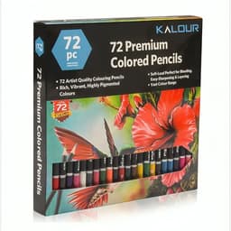 Juego 72 Lapices De Colores Arte Dibujo Color Vibrante