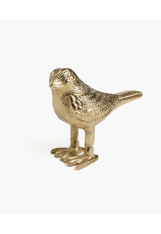 Adorno Decorativo Pajaro Dorado