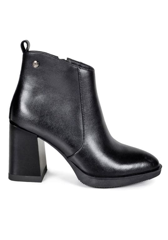 Botin Mujer Cuero Reisue Negro Negro 36