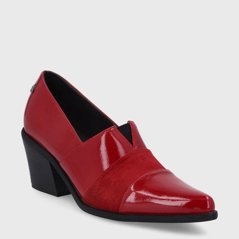 Zapato Taco Rojo Mujer 33765 Rojo 35