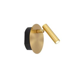 APLIQUE JOLIJN BRONCE LUZ CALIDA RECARGABLE - Dorado