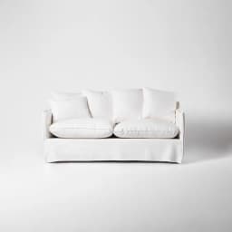 Sofa 2 Cuerpos Puelo Blanco