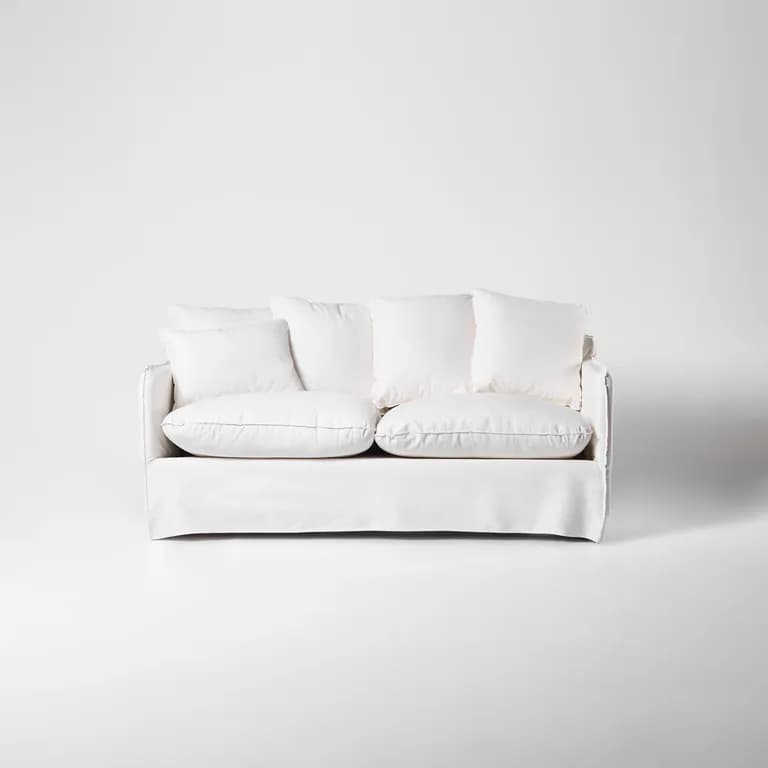 Sofa 2 Cuerpos Puelo Blanco