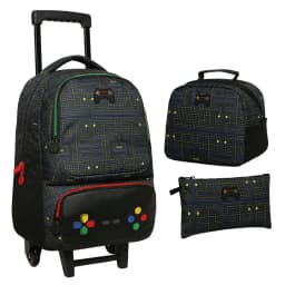 Pack Bakan Escolar Control Game Negro Negro TALLA UNICA
