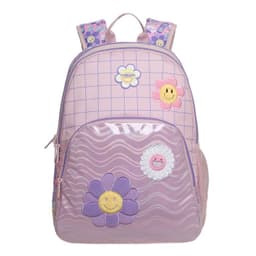 Mochila Infantil Nina Balloon Emoticones Rosado Rosa TALLA UNICA