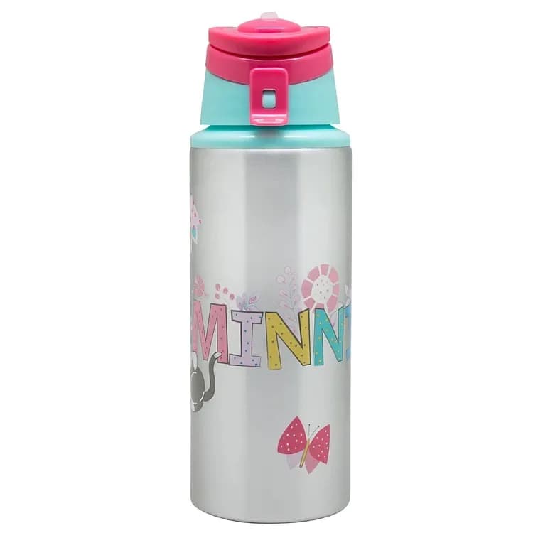 Botella Metalica 500ml Licencias Minnie