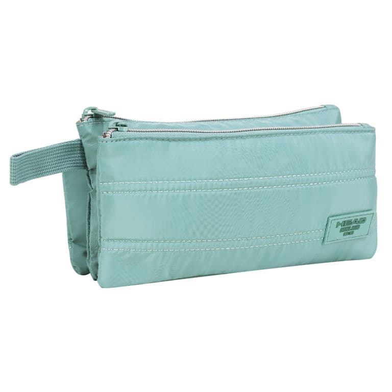 Estuche Triple Celerio Quilt Menta
