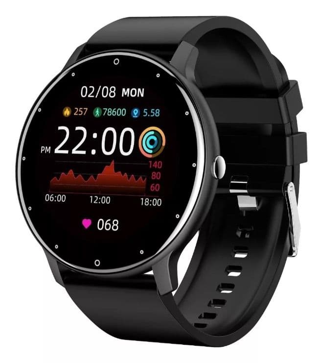 Smartwatch Reloj Inteligente ZL02 Android Unisex Color Negro