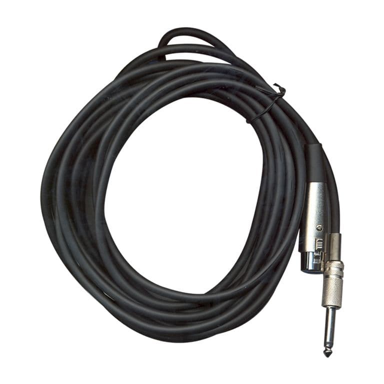 CABLE MICROFONO A3F-PLUG 63MM 20FT-6MTS MC-84
