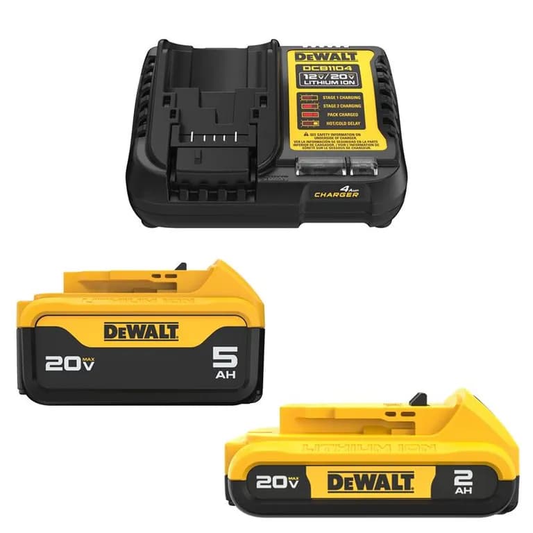 Kit 2 baterias 20V + cargador 4Ah 20V DCB225CK-B2