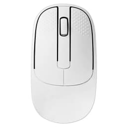 Mouse Inalambrico Dual USB/Bluetooth Recargable 1200dpi Blanco Blanco