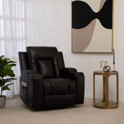 BERGER STAND UP BROWN CON VIBROMASAJE 8 PUNTOS + CONTROL REMOTO + CALEFACCION