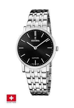 Reloj F20047/4 Negro Mujer Acero Clasico Negro TALLA UNICA