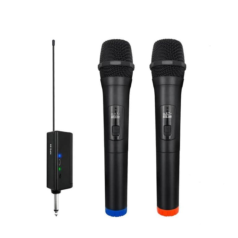 Microfono Inalambrico Profesional 50mts Compatible Cancelacion Ruido